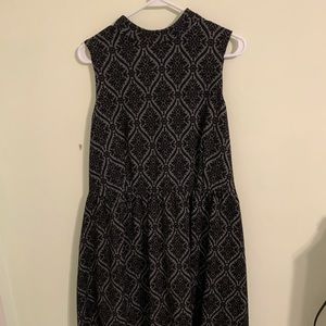 Maurices Black and Gray Dress 0X
